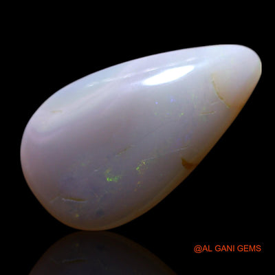 3.00 Cts Natural Australian Fire Opal Loose Gemstone Pear Cabochon 16x9x3 mm AG-440
