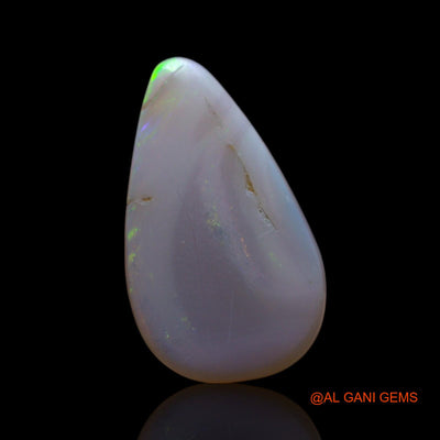 3.00 Cts Natural Australian Fire Opal Loose Gemstone Pear Cabochon 16x9x3 mm AG-440