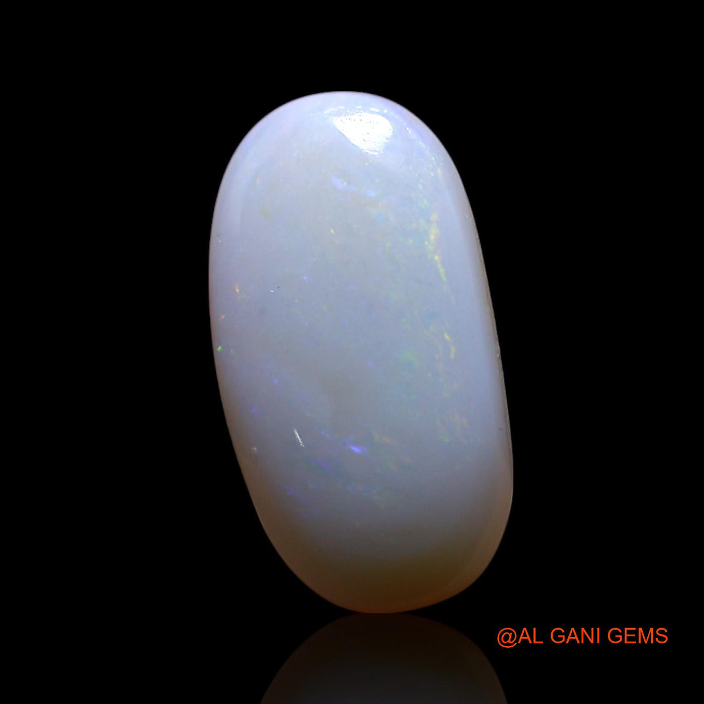 4.00 Cts Natural Australian Fire Opal Loose Gemstone Oval Cabochon 15x8x4 mm AG-442