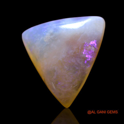 3.00 Cts Natural Australian Fire Opal Trillion Cabochon Loose Gemstone For Jewelry 13x12x3 mm AG-444