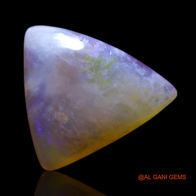 3.00 Cts Natural Australian Fire Opal Trillion Cabochon Loose Gemstone For Jewelry 13x12x3 mm AG-444