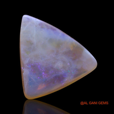 3.00 Cts Natural Australian Fire Opal Trillion Cabochon Loose Gemstone For Jewelry 13x12x3 mm AG-444