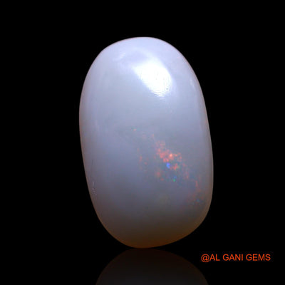 Natural Fire Opal Gemstone 4.00 Cts Loose Oval Cabochon From Australia 15x9x5 mm AG-445