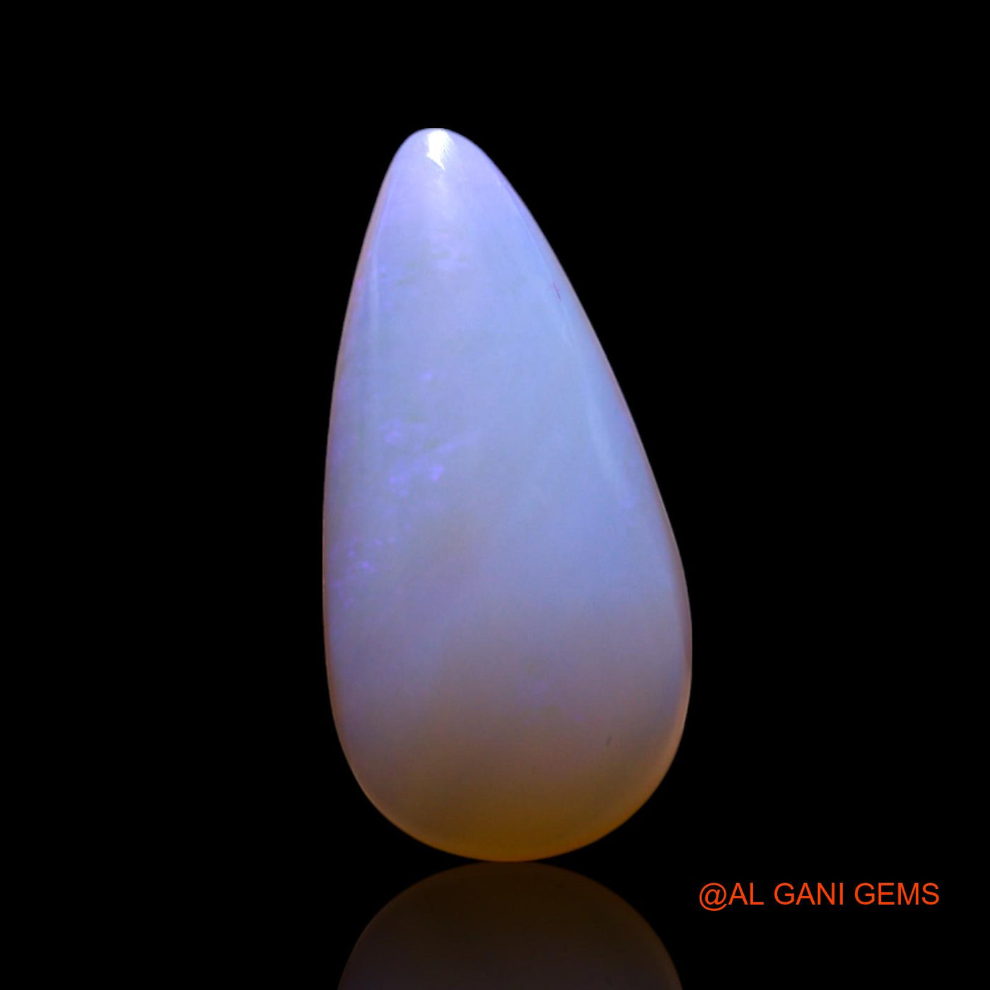 3.00 Cts Natural Australian Fire Opal Pear Cabochon Loose Gemstone For Jewelry 16x8x4 mm AG-446