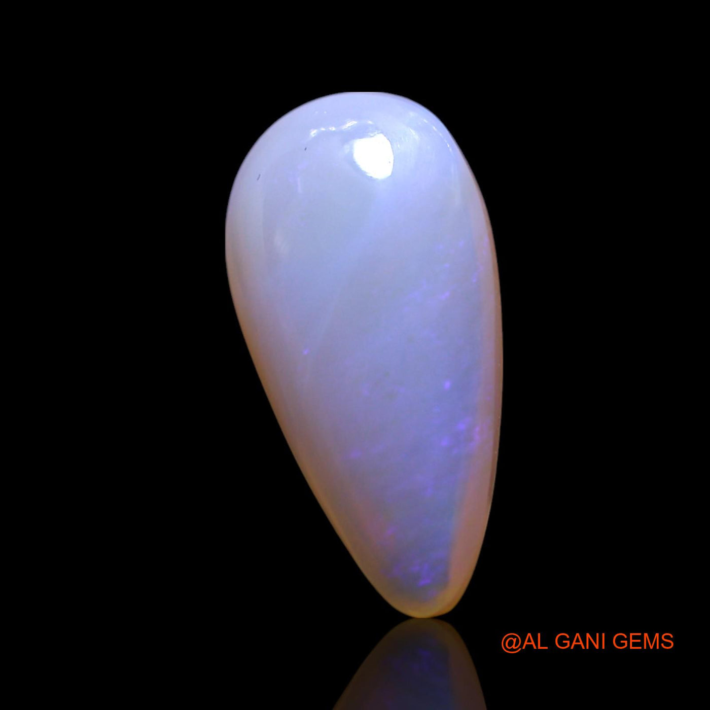 3.00 Cts Natural Australian Fire Opal Pear Cabochon Loose Gemstone For Jewelry 16x8x4 mm AG-446