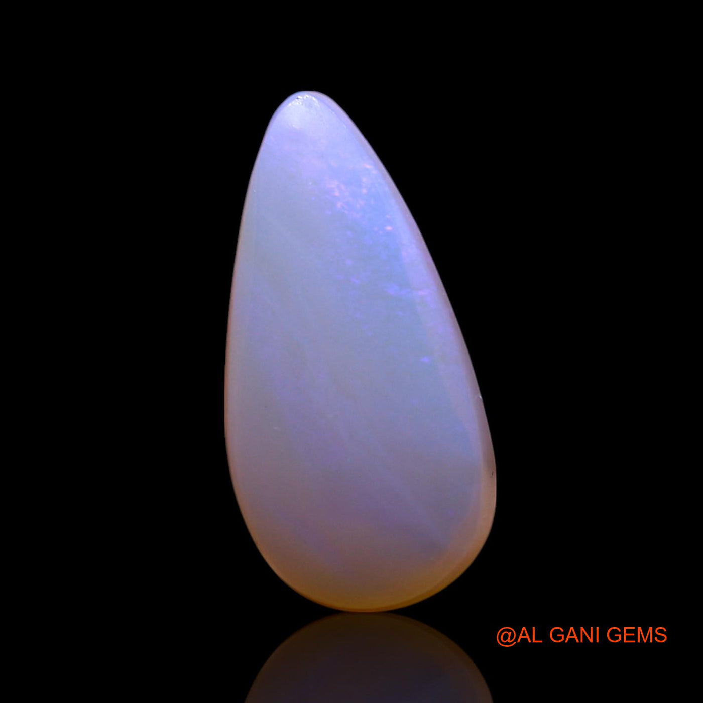 3.00 Cts Natural Australian Fire Opal Pear Cabochon Loose Gemstone For Jewelry 16x8x4 mm AG-446
