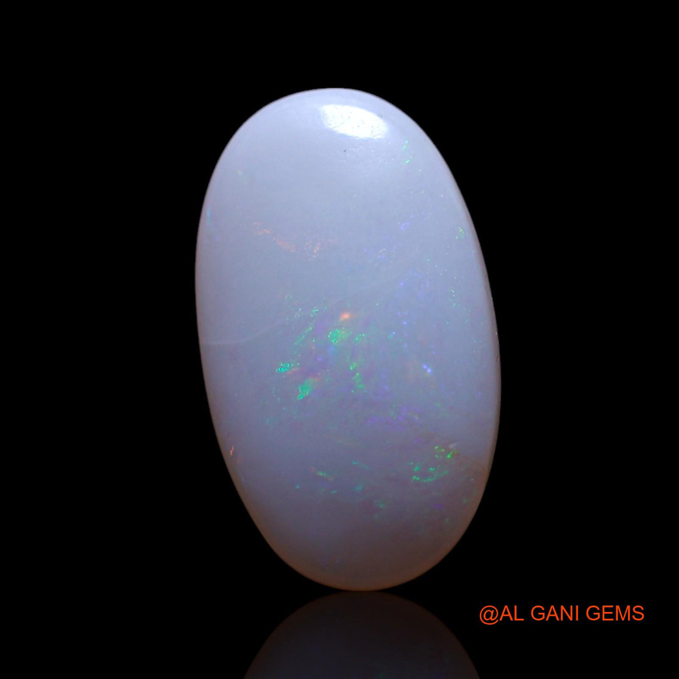 3.00 Cts Natural Australian Fire Opal Loose Gemstone Oval Cabochon 15x9x3 mm AG-447