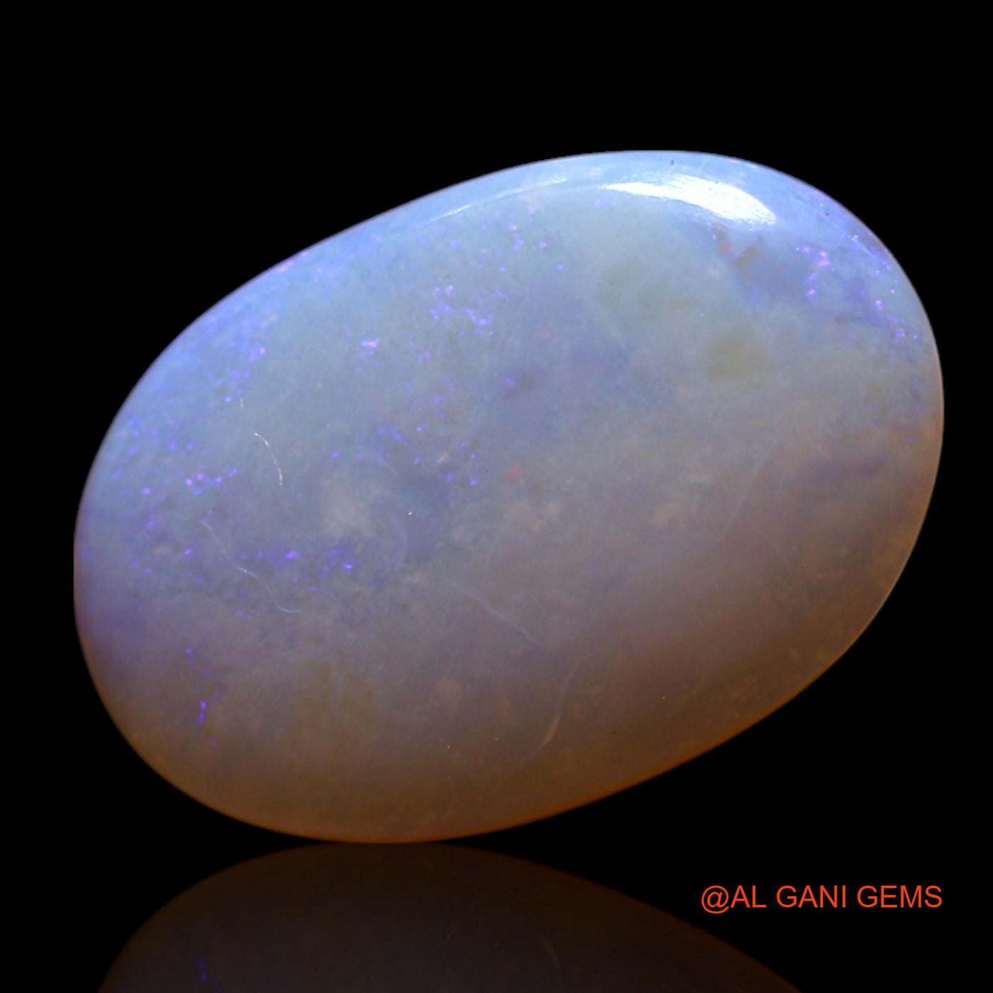 2.00 Cts Natural Australian Fire Opal Loose Gemstone Oval Cabochon 14x10x2 mm AG-448