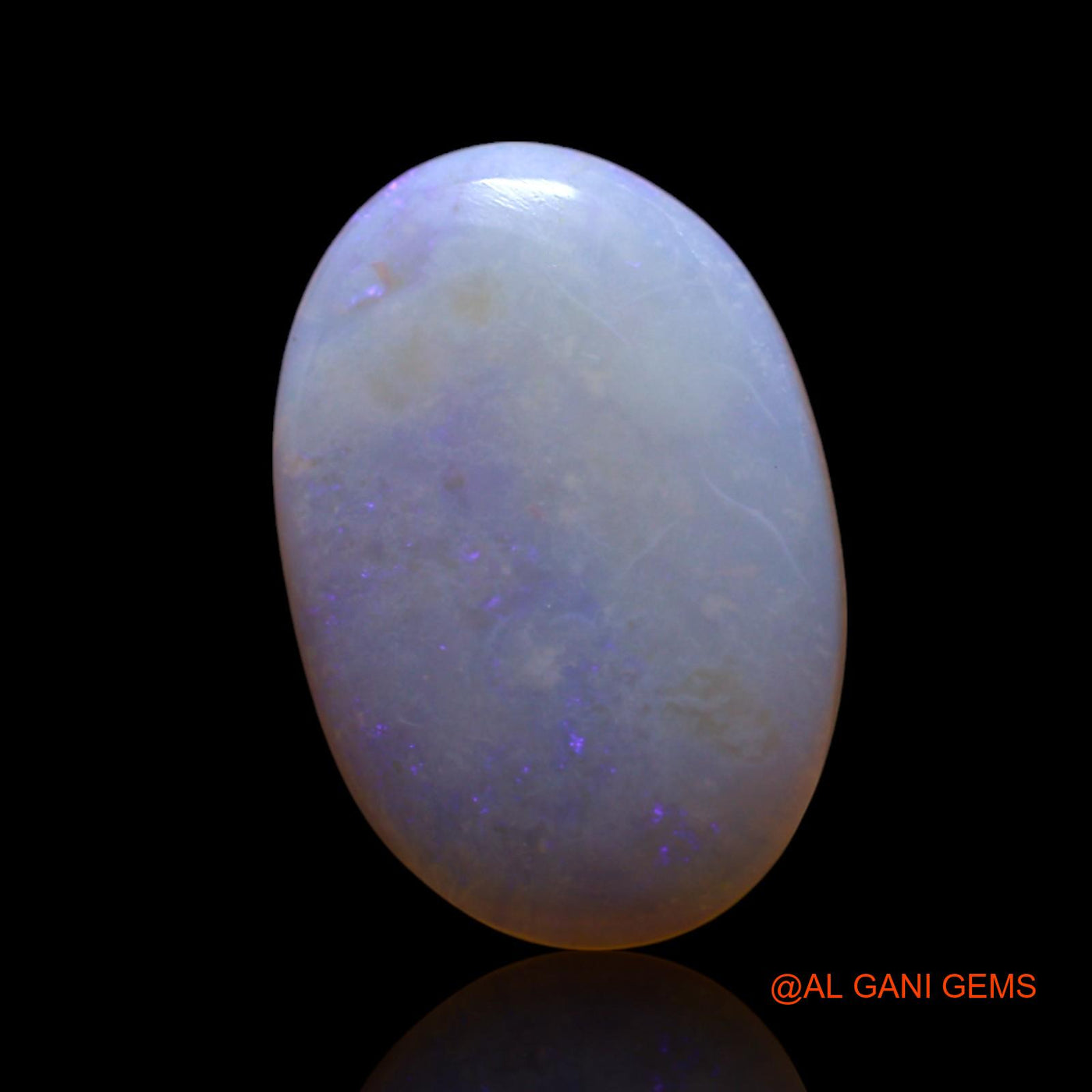 2.00 Cts Natural Australian Fire Opal Loose Gemstone Oval Cabochon 14x10x2 mm AG-448