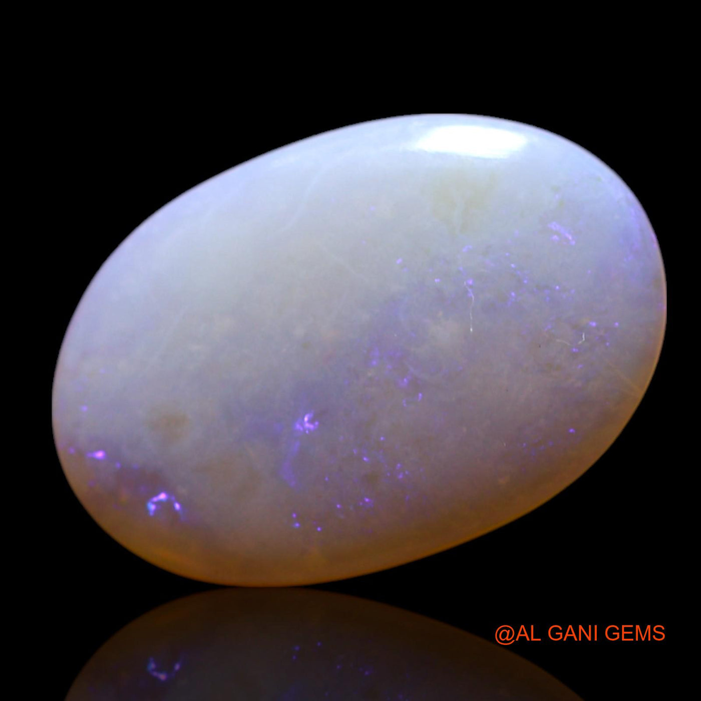 2.00 Cts Natural Australian Fire Opal Loose Gemstone Oval Cabochon 14x10x2 mm AG-448