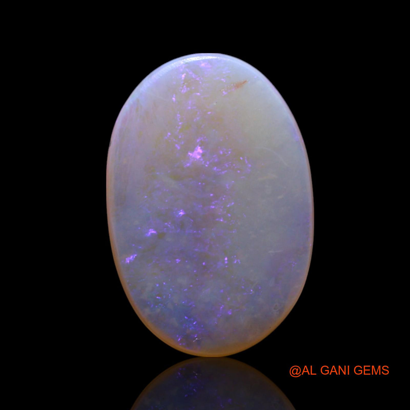 2.00 Cts Natural Australian Fire Opal Loose Gemstone Oval Cabochon 14x10x2 mm AG-448