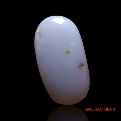 Natural Fire Opal Gemstone 2.00 Cts Loose Oval Cabochon From Australia 15x8x2 mm AG-449