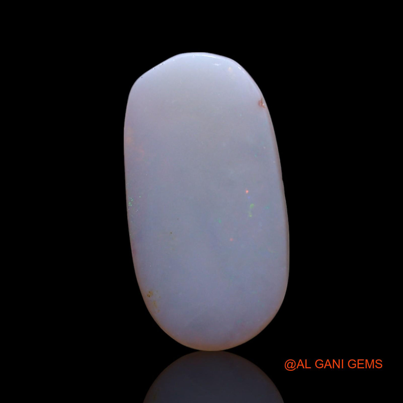 Natural Fire Opal Gemstone 2.00 Cts Loose Oval Cabochon From Australia 15x8x2 mm AG-449