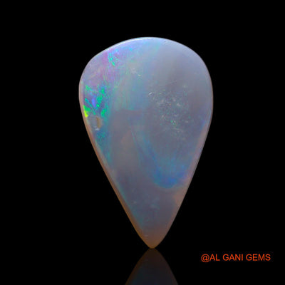 Natural Fire Opal Gemstone 2.00 Cts Loose Pear Cabochon From Australia 15x9x3 mm AG-450