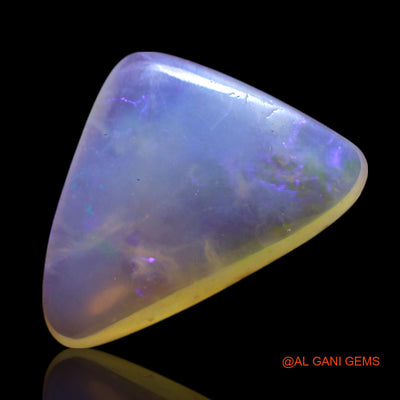 2.00 Cts Natural Australian Fire Opal Trillion Cabochon Loose Gemstone For Jewelry 15x10x3 mm AG-451
