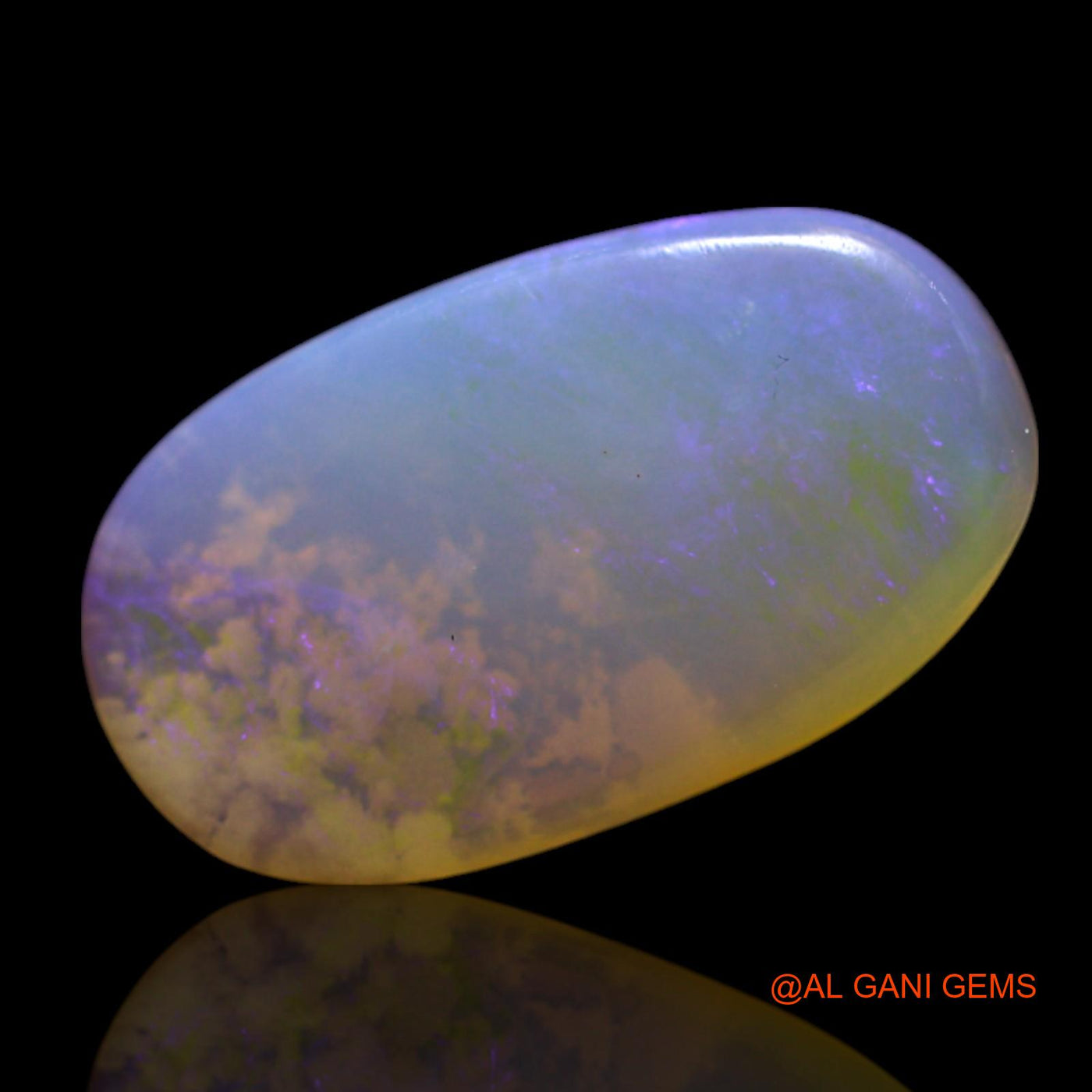 3.00 Cts Unheated Australian Fire Opal Loose Gemstone Oval Cabochon Natural 15x9x3 mm AG-454