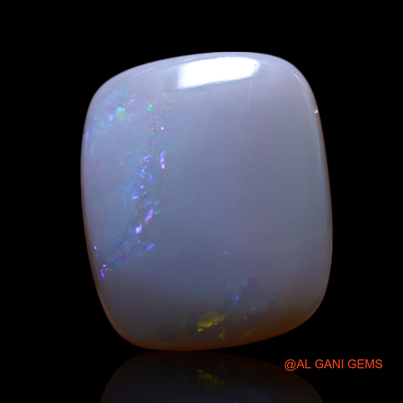 3.00 Cts Natural Australian Fire Opal Loose Gemstone Oval Cabochon 13x10x3 mm AG-455