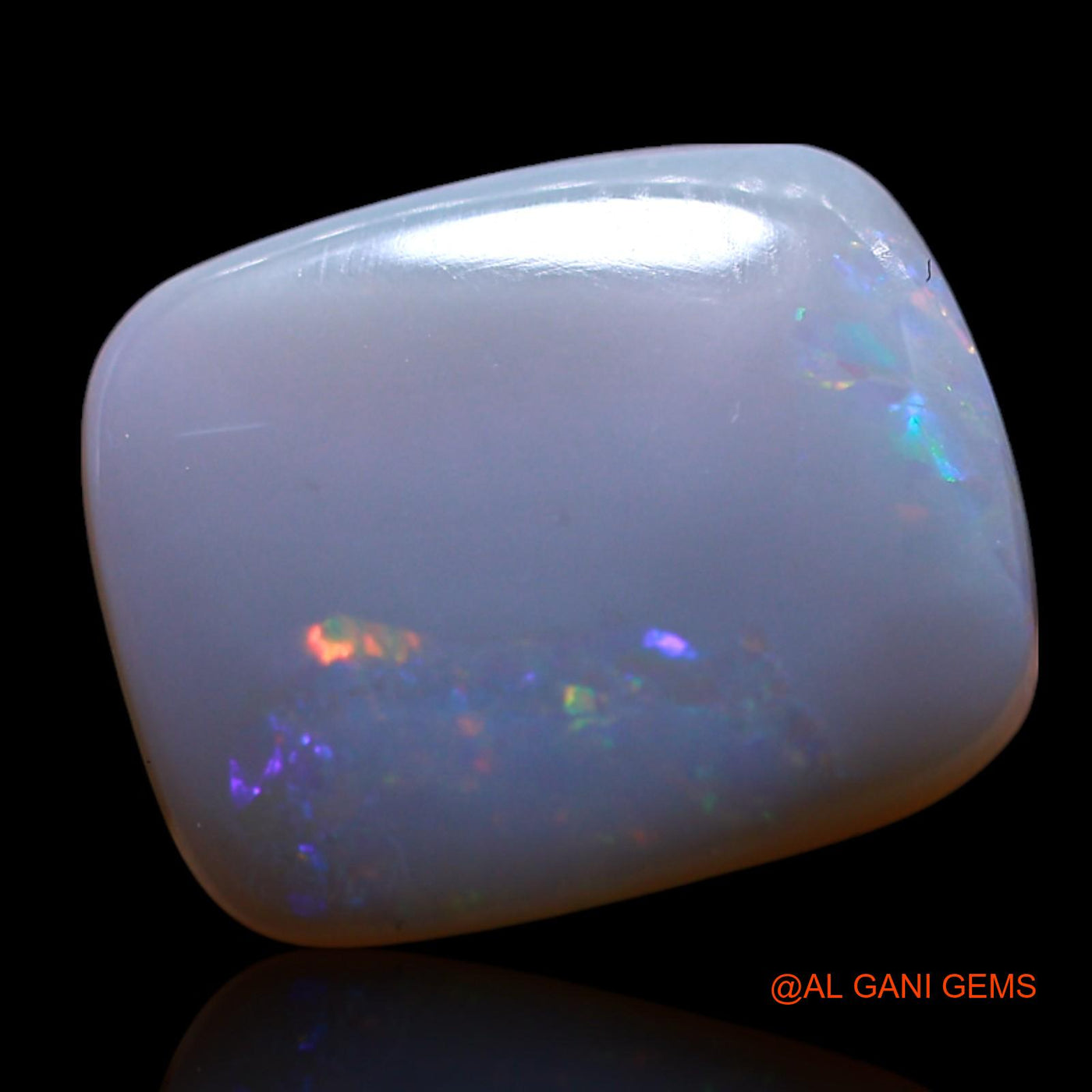 3.00 Cts Natural Australian Fire Opal Loose Gemstone Oval Cabochon 13x10x3 mm AG-455