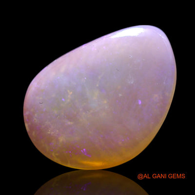 Natural Untreated Fire Opal Loose Gemstone Fancy Cabochon From Australia 3.00 Cts 14x10x3 mm AG-456
