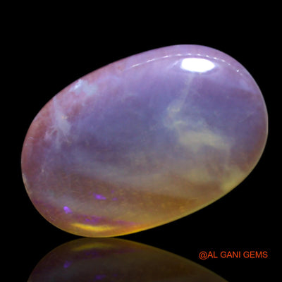 Natural Untreated Fire Opal Loose Gemstone Oval Cabochon From Australia 3.00 Cts 14x9x3 mm AG-457