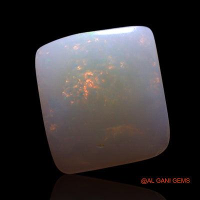 3.00 Cts Natural Australian Fire Opal Square Cabochon Loose Gemstone For Jewelry 12x10x3 mm AG-458