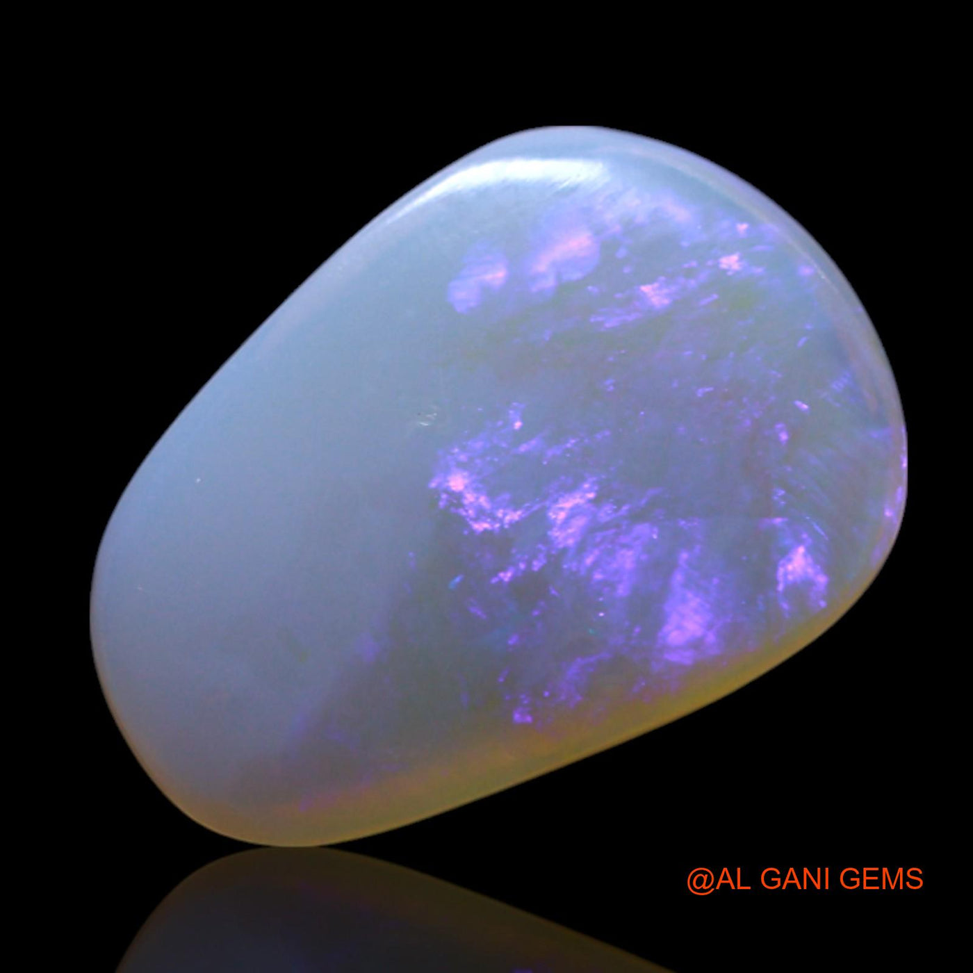 2.00 Cts Unheated Australian Fire Opal Loose Gemstone Fancy Cabochon Natural 13x9x2 mm AG-460