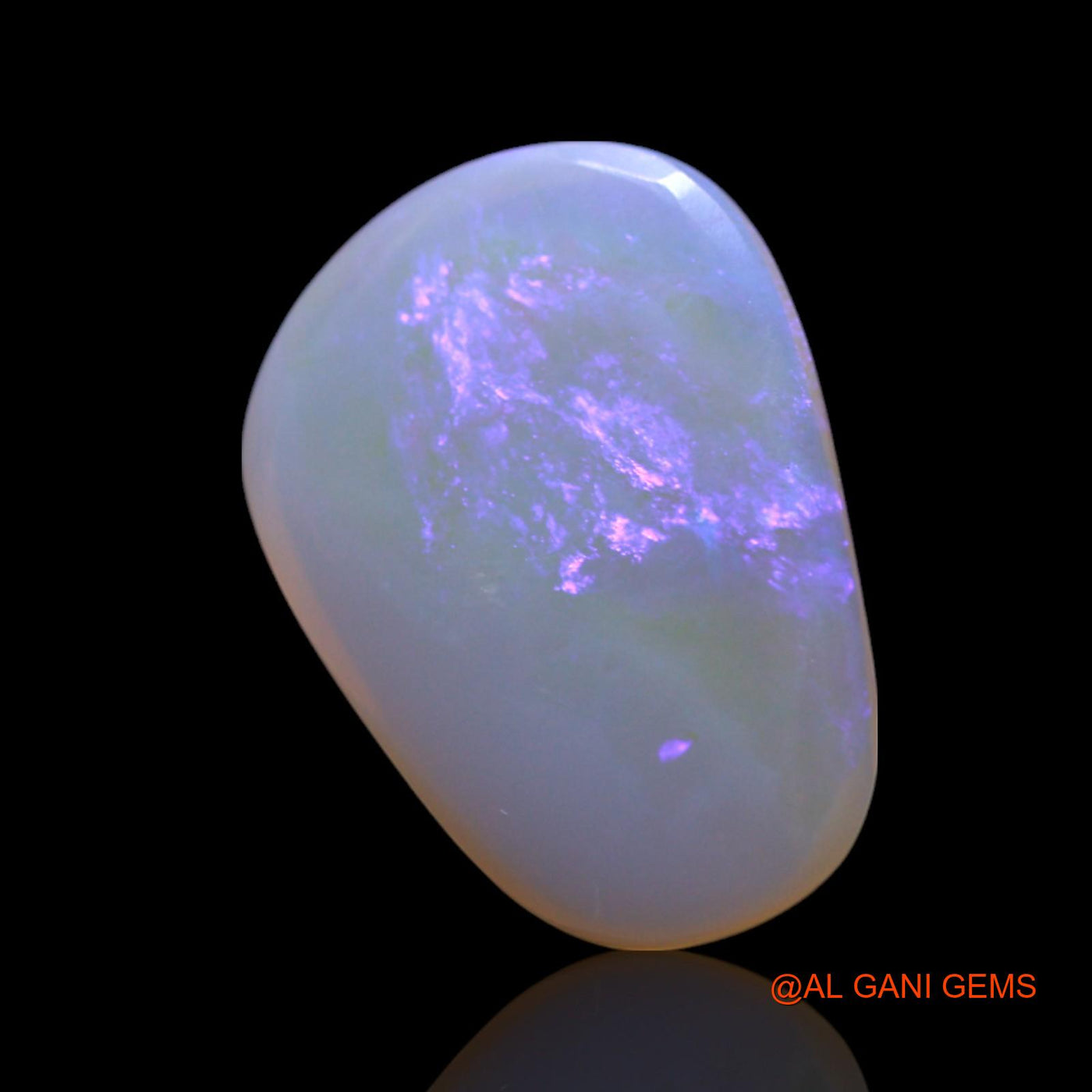 2.00 Cts Unheated Australian Fire Opal Loose Gemstone Fancy Cabochon Natural 13x9x2 mm AG-460