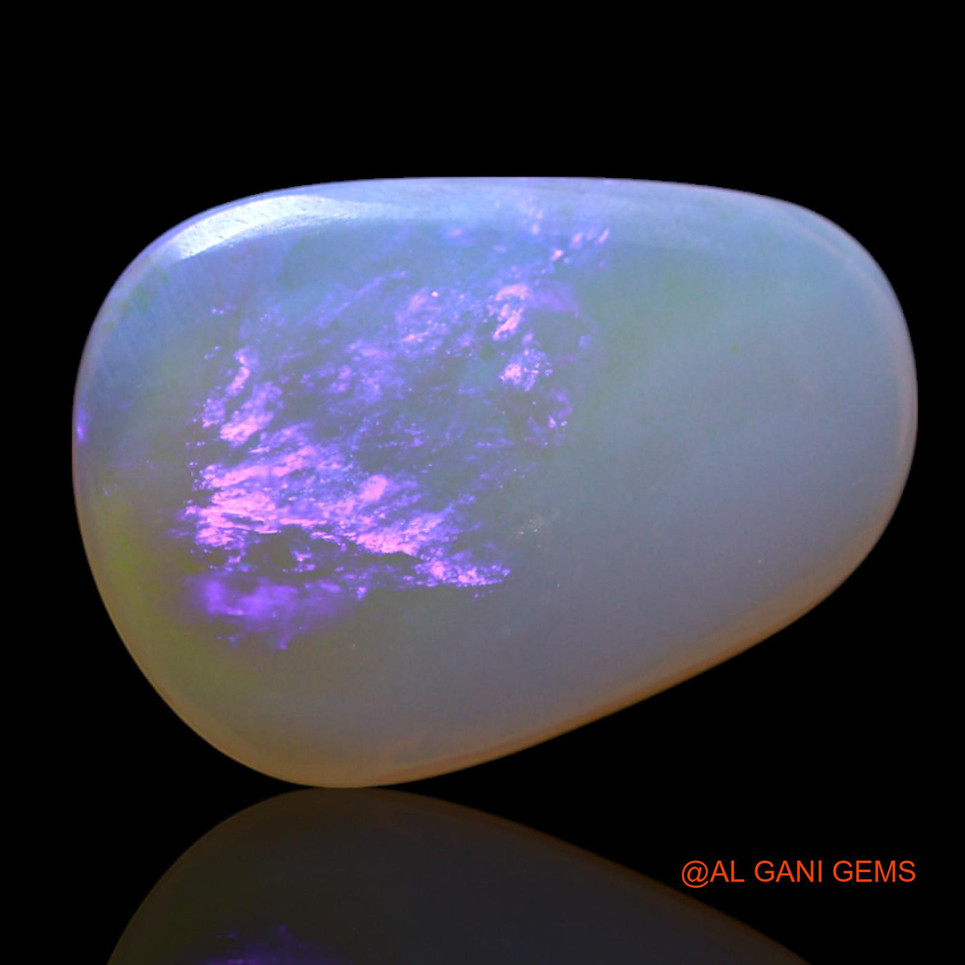 2.00 Cts Unheated Australian Fire Opal Loose Gemstone Fancy Cabochon Natural 13x9x2 mm AG-460