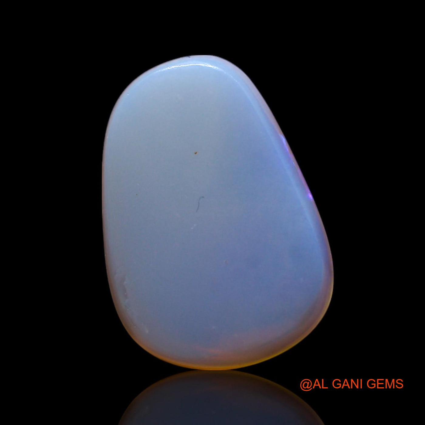 2.00 Cts Unheated Australian Fire Opal Loose Gemstone Fancy Cabochon Natural 13x9x2 mm AG-460