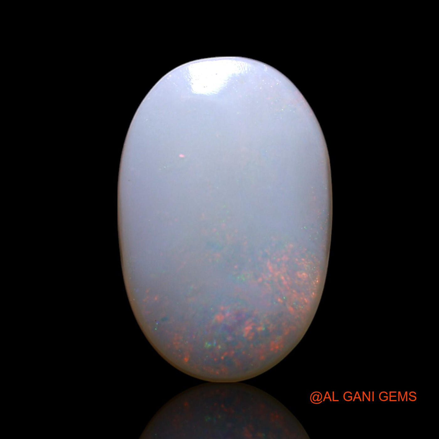 3.00 Cts Natural Australian Fire Opal Loose Gemstone Oval Cabochon 14x9x4 mm AG-461