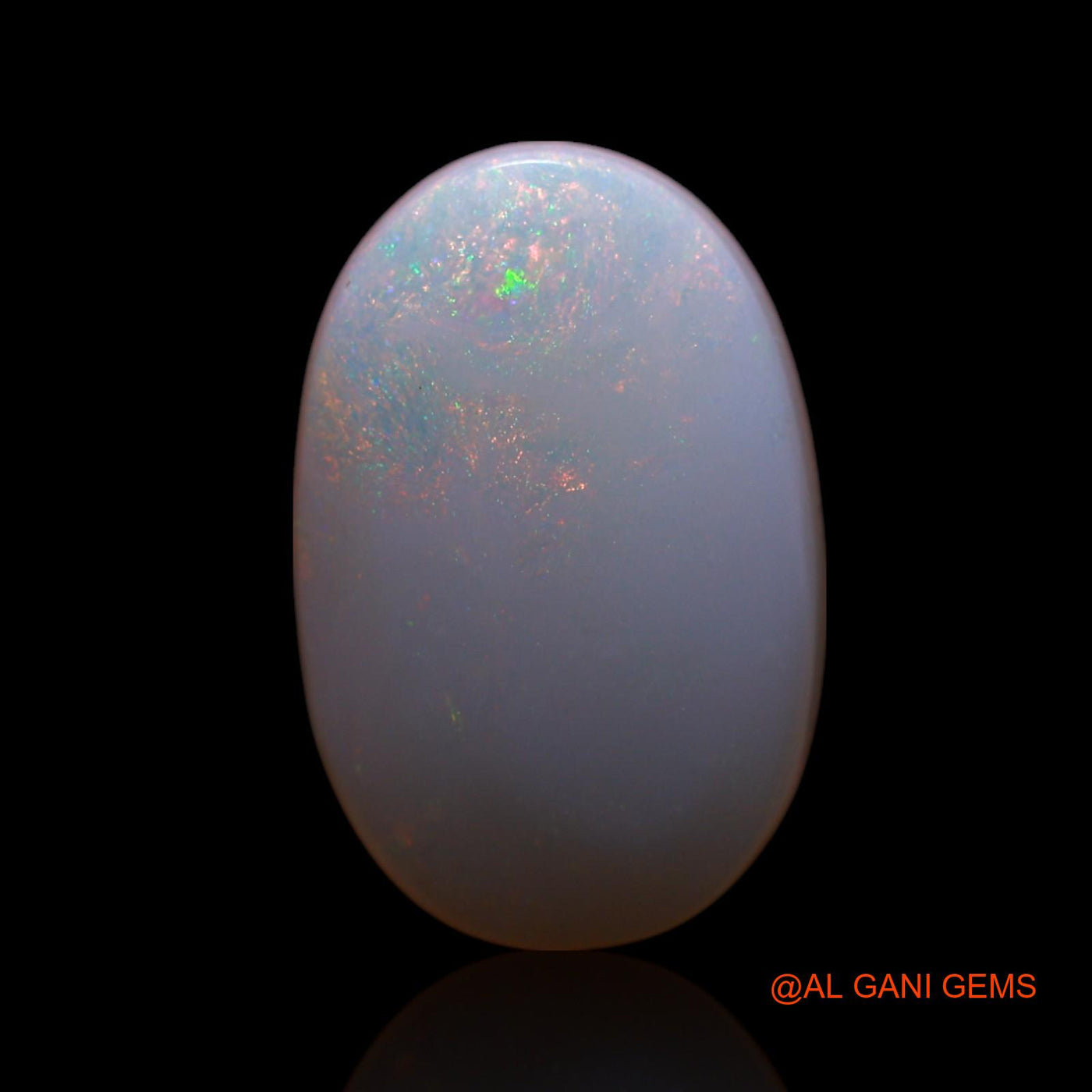 3.00 Cts Natural Australian Fire Opal Loose Gemstone Oval Cabochon 14x9x4 mm AG-461