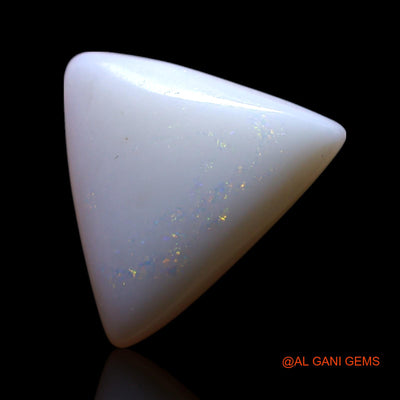 2.00 Cts Unheated Australian Fire Opal Loose Gemstone Trillion Cabochon Natural 11x10x2 mm AG-462