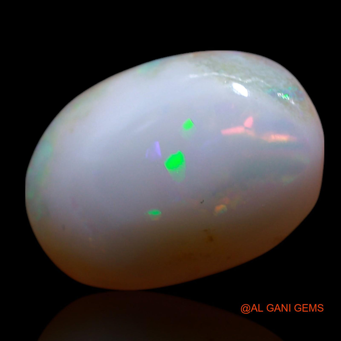 3.00 Cts Natural Australian Fire Opal Oval Cabochon Loose Gemstone For Jewelry 13x9x4 mm AG-463