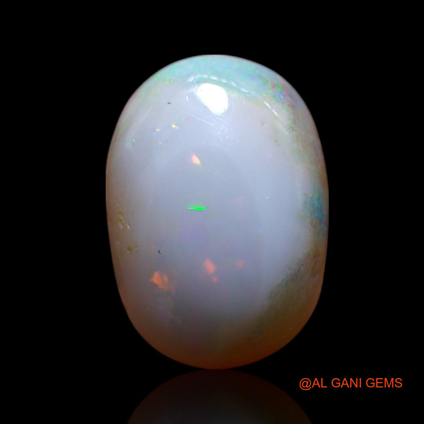 3.00 Cts Natural Australian Fire Opal Oval Cabochon Loose Gemstone For Jewelry 13x9x4 mm AG-463