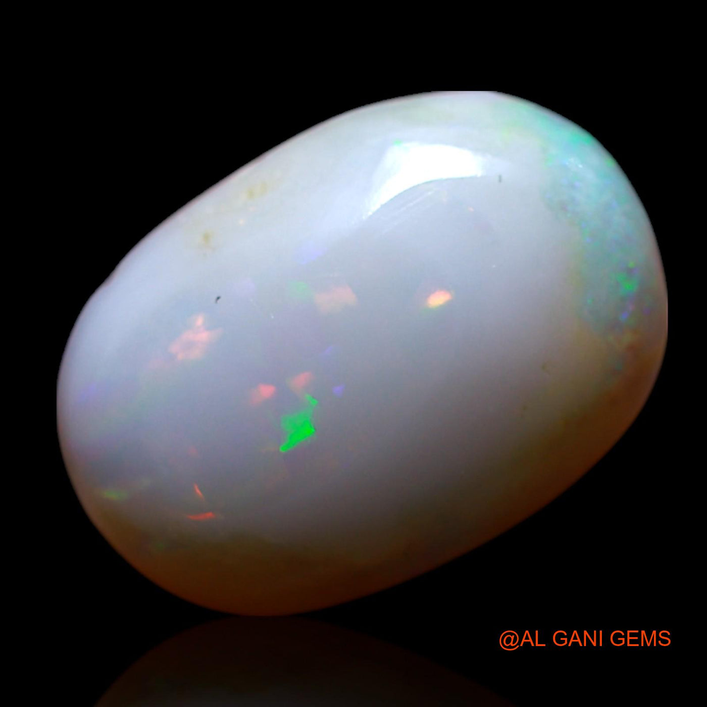 3.00 Cts Natural Australian Fire Opal Oval Cabochon Loose Gemstone For Jewelry 13x9x4 mm AG-463