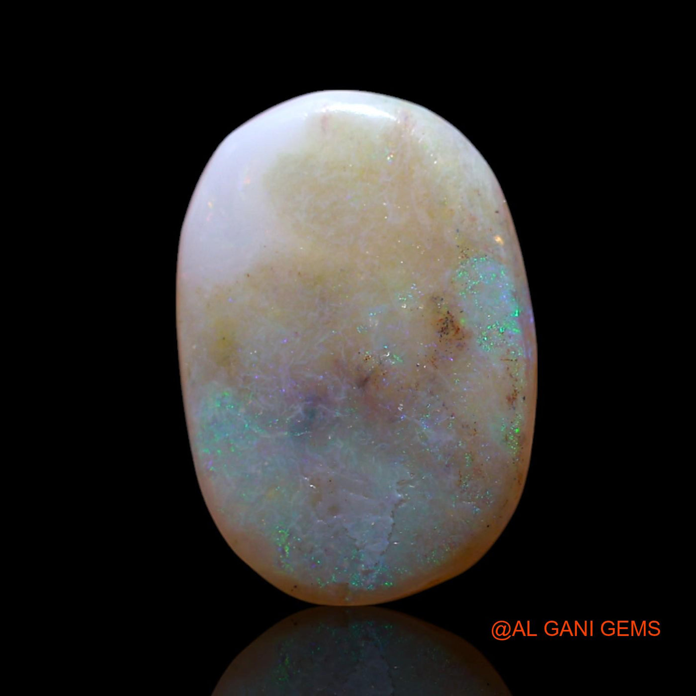 3.00 Cts Natural Australian Fire Opal Oval Cabochon Loose Gemstone For Jewelry 13x9x4 mm AG-463