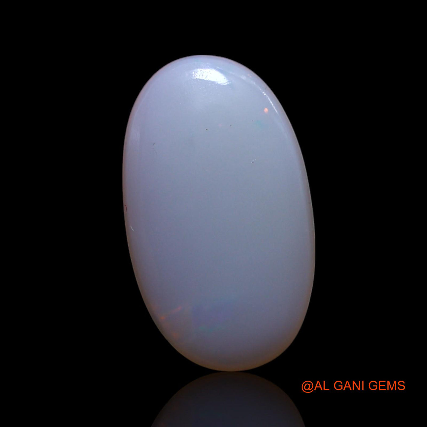 2.00 Cts Unheated Australian Fire Opal Loose Gemstone Oval Cabochon Natural 14x8x3 mm AG-464