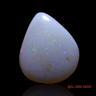 2.00 Cts Unheated Australian Fire Opal Loose Gemstone Pear Cabochon Natural 13x11x3 mm AG-465