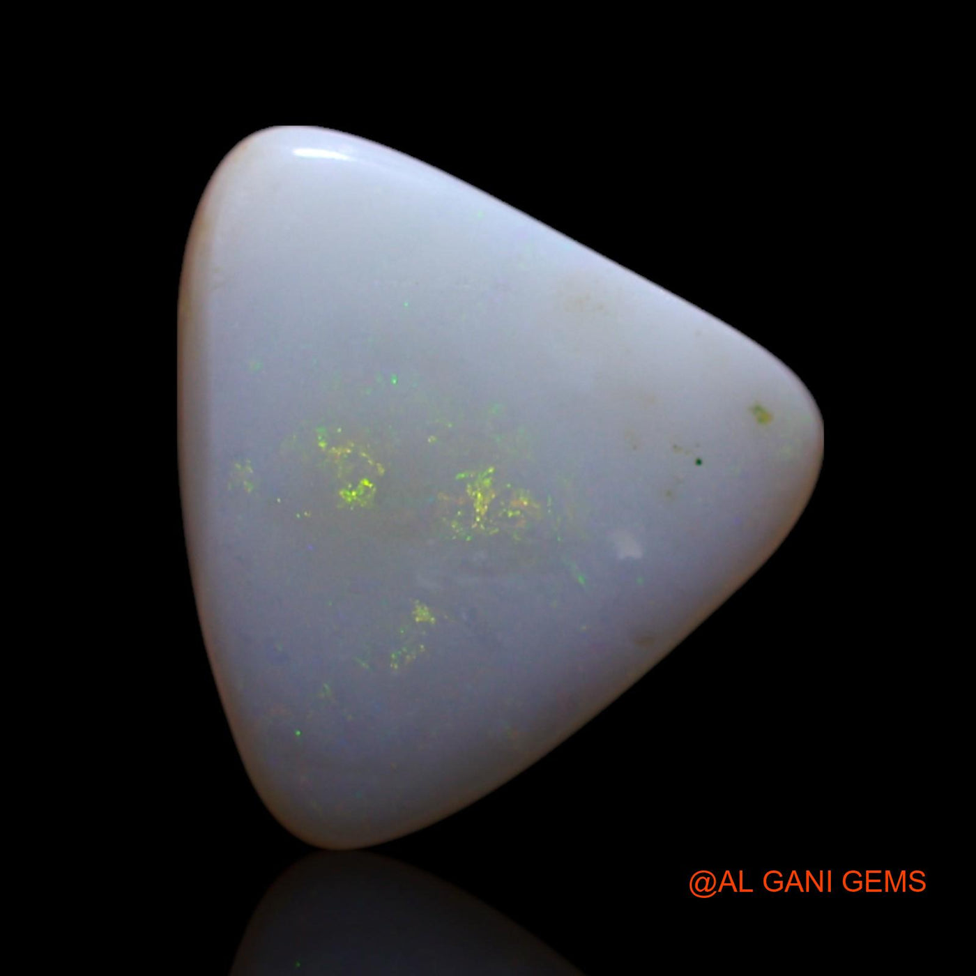 3.00 Cts Natural Australian Fire Opal Loose Gemstone Trillion Cabochon 11x11x4 mm AG-466