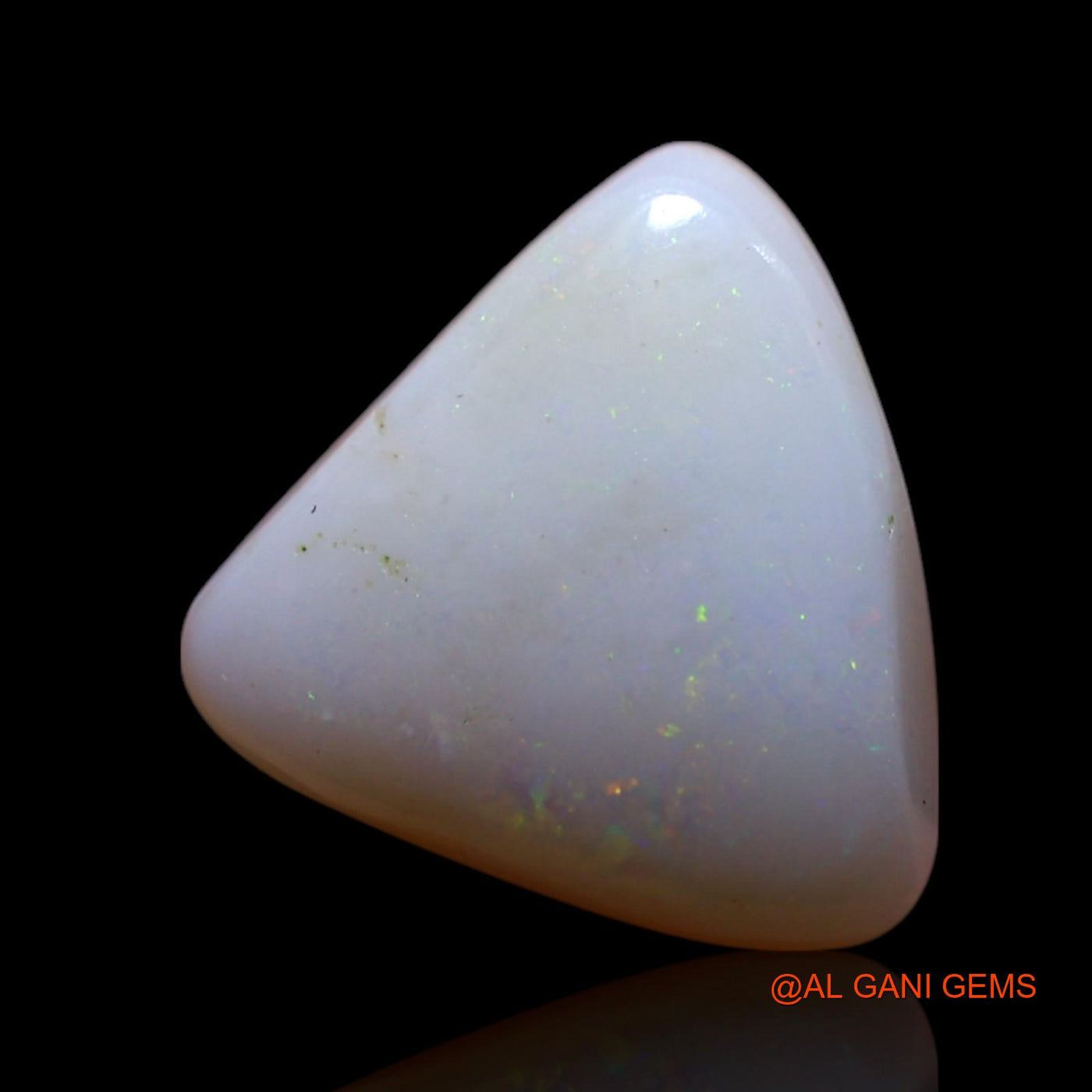 3.00 Cts Natural Australian Fire Opal Loose Gemstone Trillion Cabochon 11x11x4 mm AG-466