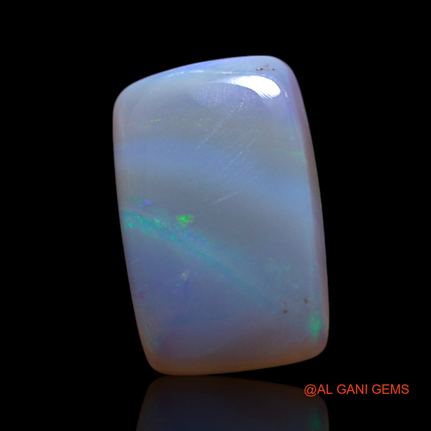 Natural Fire Opal Gemstone 3.00 Cts Loose Square Cabochon From Australia 13x8x4 mm AG-467