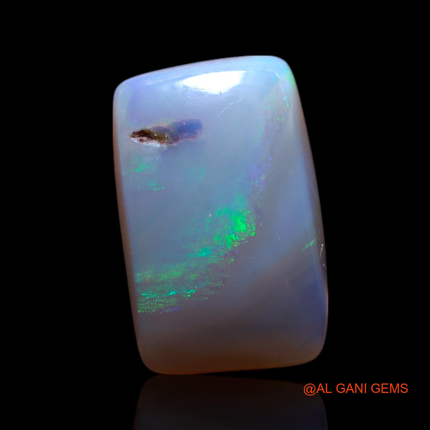 Natural Fire Opal Gemstone 3.00 Cts Loose Square Cabochon From Australia 13x8x4 mm AG-467