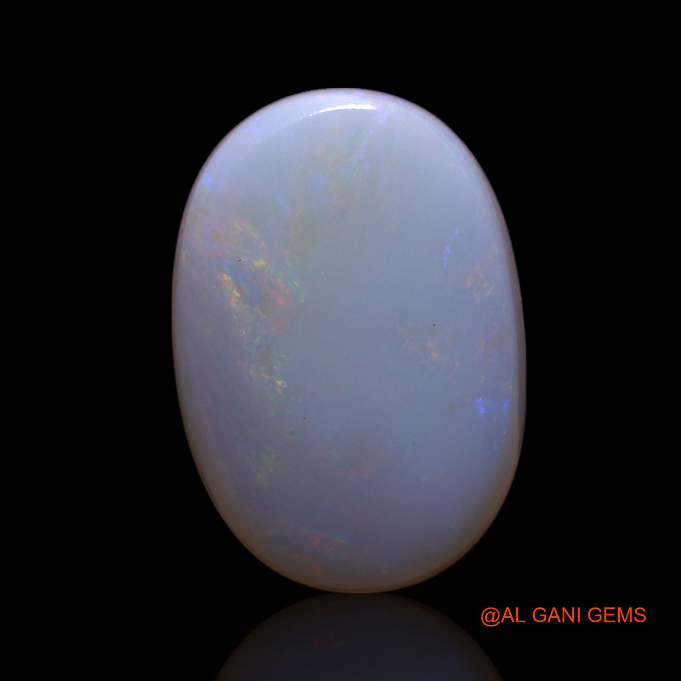 Natural Untreated Fire Opal Loose Gemstone Oval Cabochon From Australia 3.00 Cts 13x9x3 mm AG-468