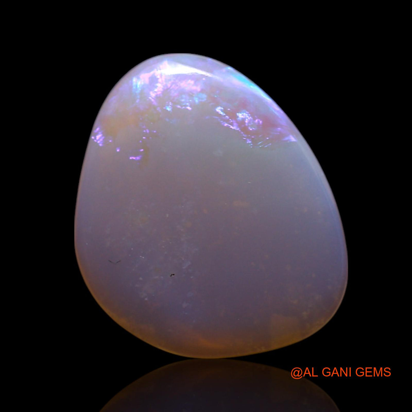 2.00 Cts Natural Australian Fire Opal Loose Gemstone Fancy Cabochon 13x10x2 mm AG-472