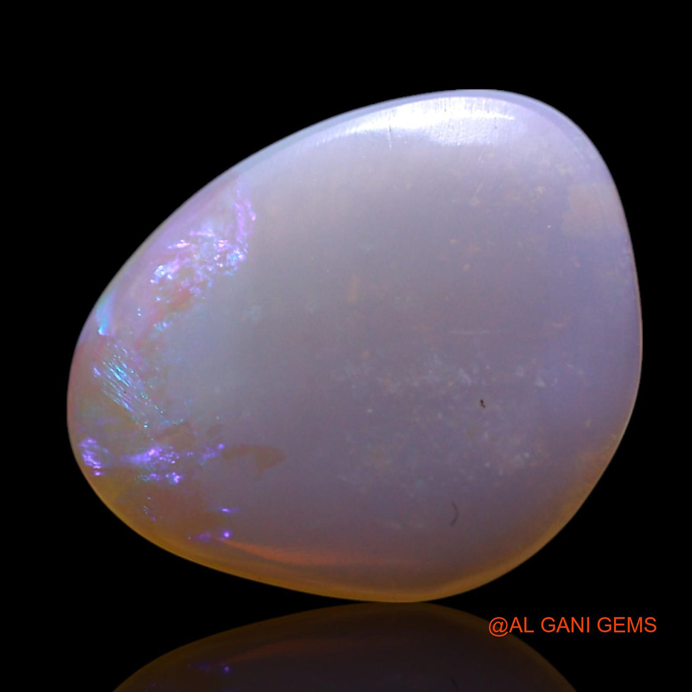 2.00 Cts Natural Australian Fire Opal Loose Gemstone Fancy Cabochon 13x10x2 mm AG-472