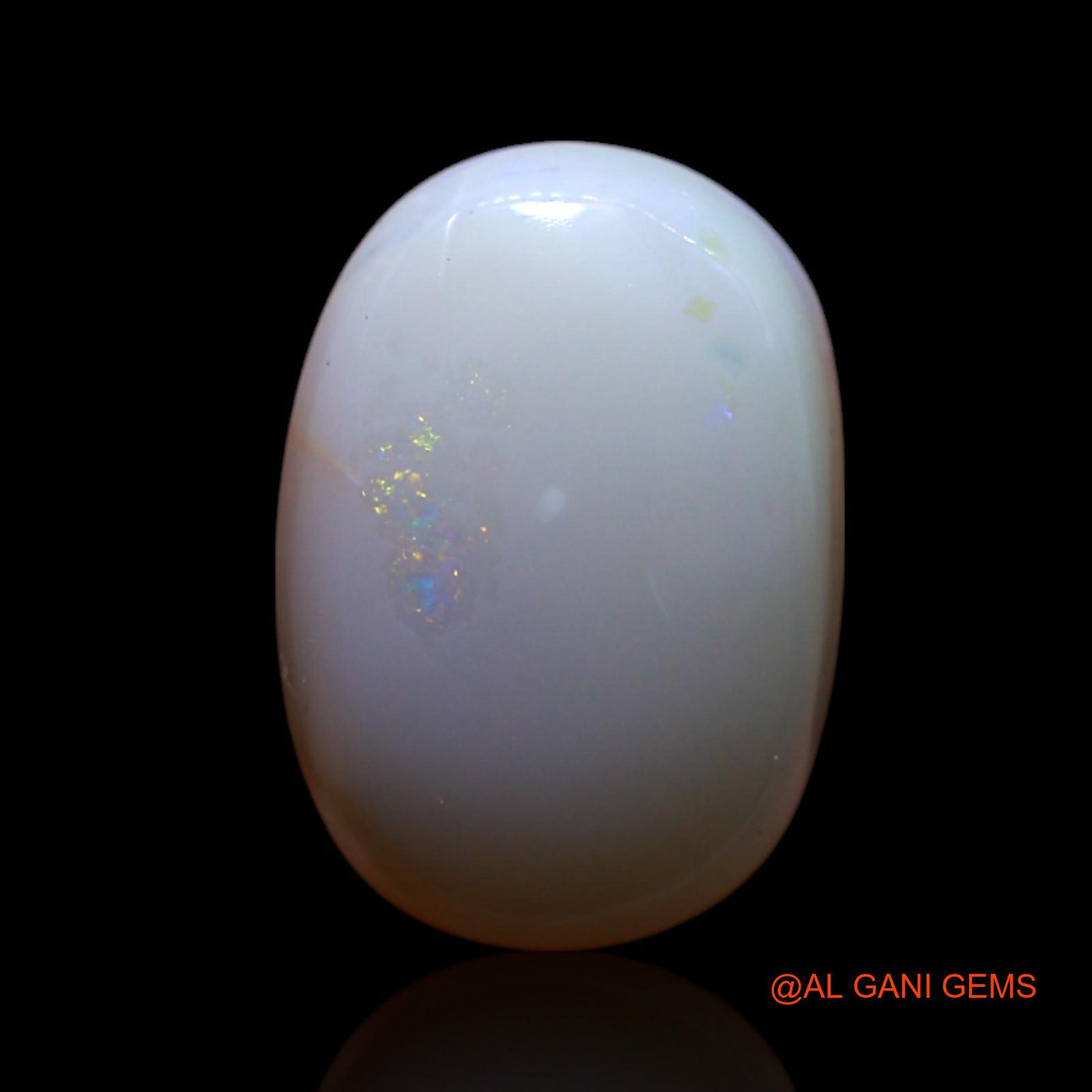 3.00 Cts Unheated Australian Fire Opal Loose Gemstone Oval Cabochon Natural 13x9x4 mm AG-473