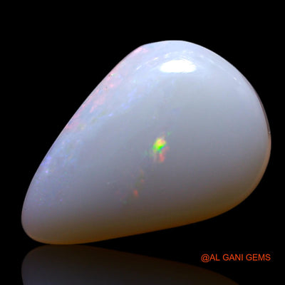 3.00 Cts Natural Australian Fire Opal Loose Gemstone Pear Cabochon 13x9x4 mm AG-474