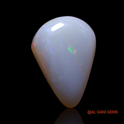 3.00 Cts Natural Australian Fire Opal Loose Gemstone Pear Cabochon 13x9x4 mm AG-474