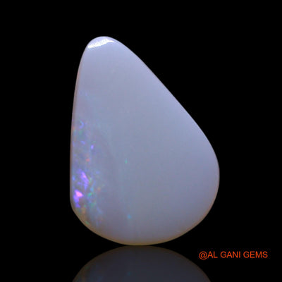3.00 Cts Natural Australian Fire Opal Loose Gemstone Pear Cabochon 13x9x4 mm AG-474