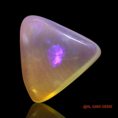 3.00 Cts Natural Australian Fire Opal Loose Gemstone Trillion Cabochon 11x11x4 mm AG-476